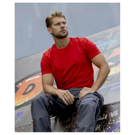 Tricou simplu cu maneca scurta Trendy - rosu [4]