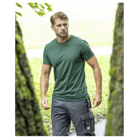 Tricou simplu cu maneca scurta Trendy - verde [2]