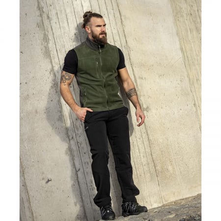 Vesta de lucru de iarna fleece MARTIN - verde [2]