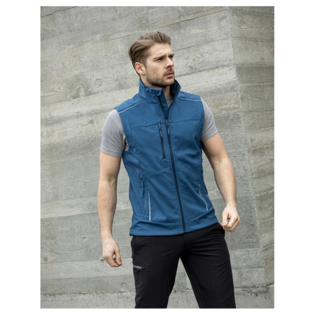 Vesta de lucru softshell VISION - albastru [2]