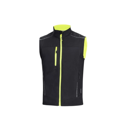 Veste de lucru - Vesta de lucru softshell VISION - negru/galben