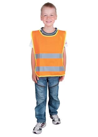 Imbracaminte de lucru - Vesta reflectorizanta pentru copii ALEX - portocaliu