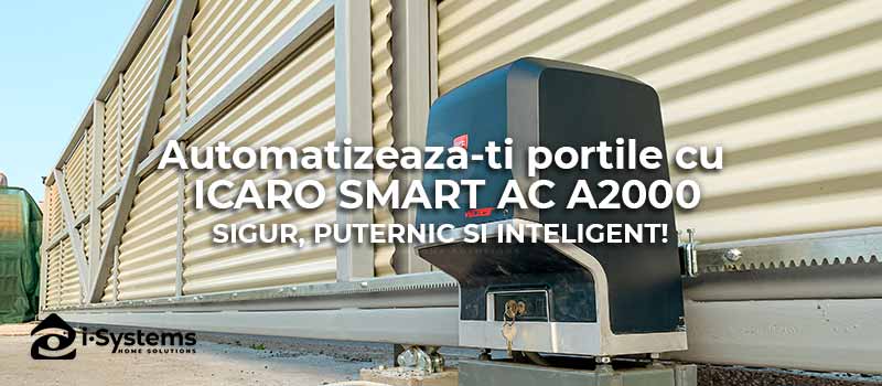 Kit automatizare porti culisante BFT ICARO SMART AC A2000, 2000Kgpoarta, 230V  I-Systems.ro-d1