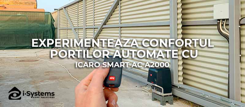 Kit automatizare porti culisante BFT ICARO SMART AC A2000, 2000Kgpoarta, 230V  I-Systems.ro-d2