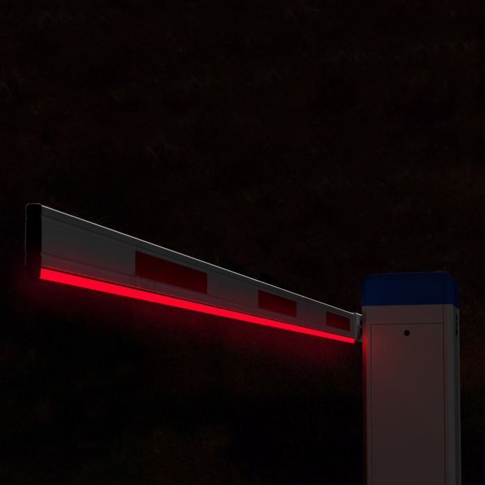 Bariera automata pentru parcari ELKA PARKING cu brat 2.5 - 5 m, brat articulat, banda LED, 24V BLDC, utilizare intensiva 100% [11]