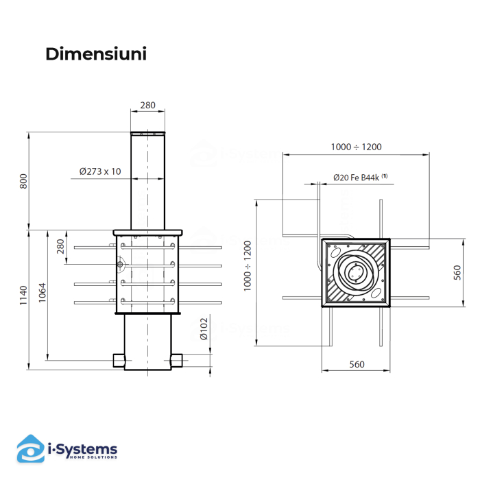 Bolard hidraulic antiterorism BFT XPASS K4 B 275/800C LI din inox AISI 316, 250.000 J rezistenta la impact, LED integrat, IWA/PAS 68 crash test, IP67 [3]