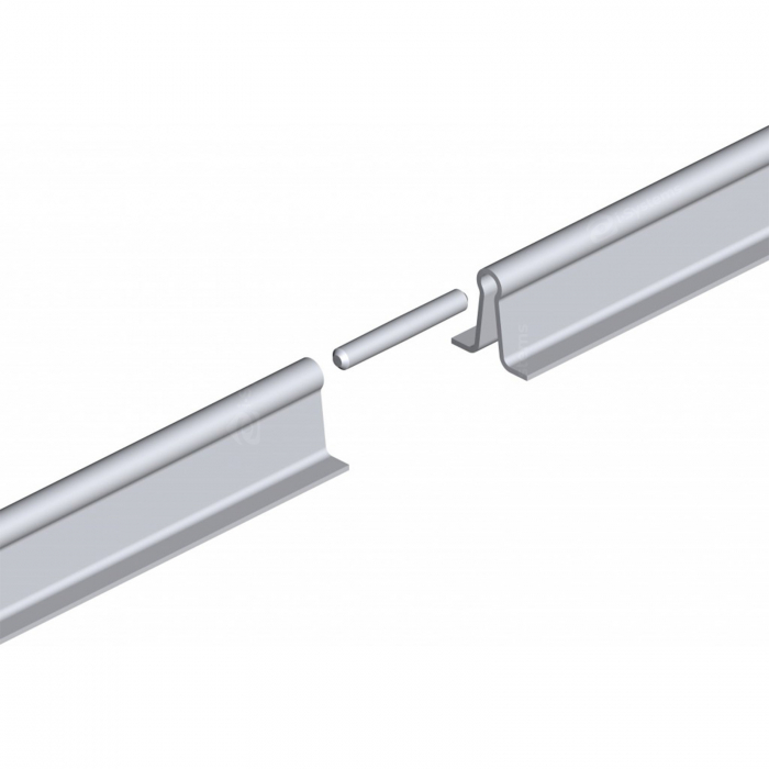 Bolt conectare sina ingropata FAC Cod 820G profil U, 100mm, poarta culisanta [2]