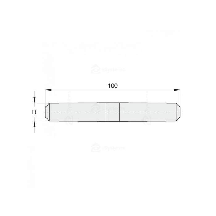 Bolt conectare sina ingropata FAC Cod 820G profil U, 100mm, poarta culisanta [3]