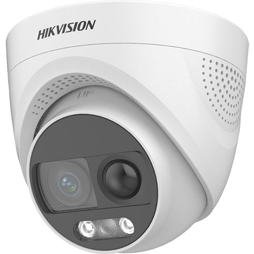 Camera supraveghere Analog ColorVu Hikvision DS-2CE72UF3T-PIRXO-2.8mm, 4K cu PIR 11 m, lentila 2.8mm, WL 20 m, Audio, Alarma, IP67 [3]