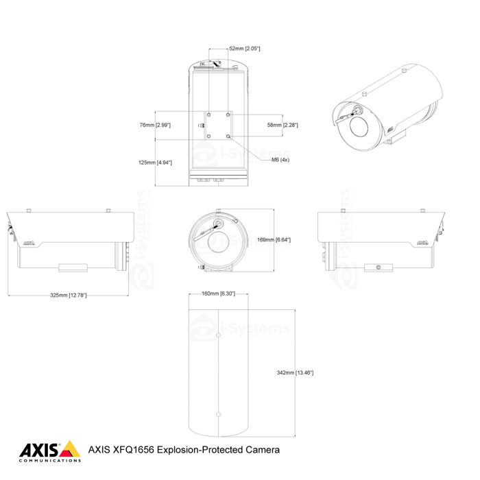 Camera IP 4MP AXIS XFQ1656 Industriala Protejata la Explozie, Deep Learning, pentru zone periculoase, Zone 1 / Divizia 1, PoE, IP68, IK10 [4]