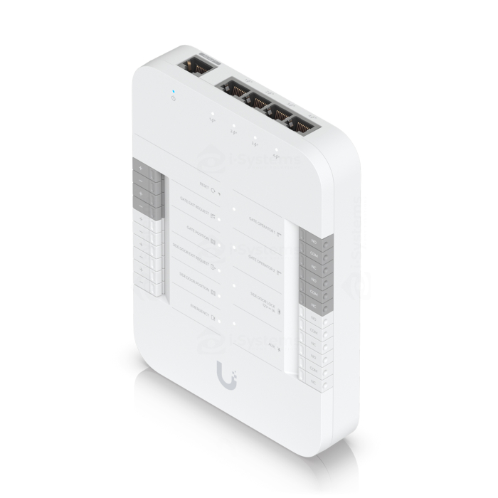 Centrala Control Acces UniFi UA-Hub-Gate – Hub Poarta Auto si Usa Pietonala cu Switch Gigabit 5 Porturi, PoE++ In / 4x PoE+ Out, 6.000 Utilizatori | Sisteme Acces Parking, Complexe Rezidentiale si Per [7]