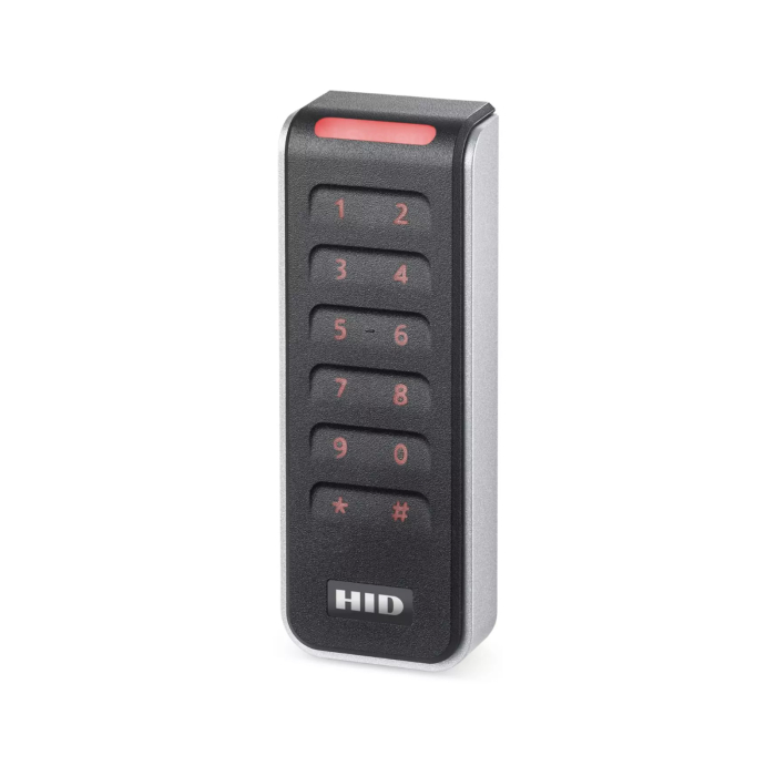 Cititor de proximitate HID Signo Reader 20K cu tastatura, RFID/NFC + BLE, OSDP Secure Channel, iCLASS/Seos/DESFire/Prox, 12Vdc, IP65 [3]