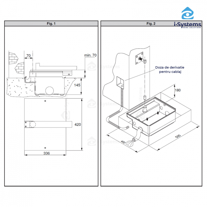 Cutie fundatie BFT BTCF 120 pentru automatizare ingropata poarta batanta, ELI BT, SUB BT [3]