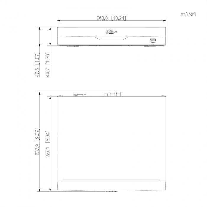 DVR 4 canale Dahua XVR5104HS-4KL-I2 WizSense 4K HDCVI H.265+, 8MP, SMD Plus, IoT & POS | I-Systems [5]