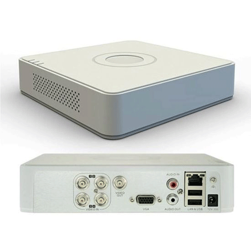 DVR Hikvison DS-7104HGHI-K1(S), 4 canale video 1080P lite, Audio HDTVI 'over coaxial', H.265 [3]