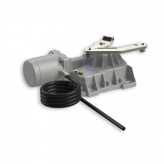 Kit automatizare poarta batanta Roger Technology R21/351/SUB, 3.5m/canat, 800Kg/canat, subacvatic, 230Vac [2]