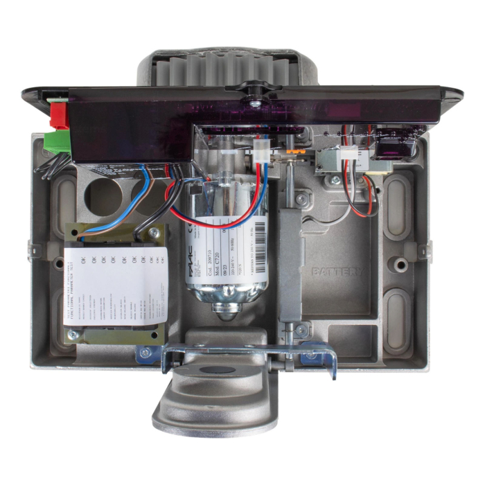 Kit automatizare poarta culisanta FAAC C720 24V– Motor 400Kg / 15m uz continuu, encoder anti-strivire, receptor 433MHz, telecomanda 4 canale, fotocelule, lampa LED [3]