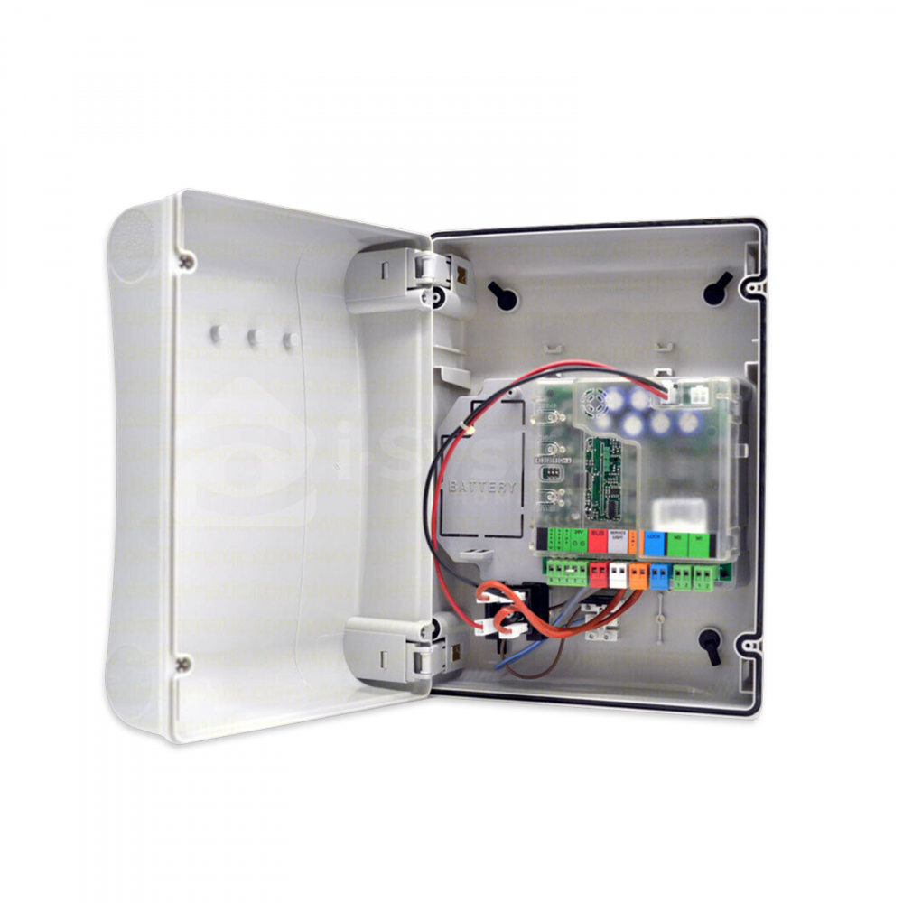 Kit automatizare porti batante FAAC 415L 24V, 3m/canat, flux trafic intensiv, 24V [3]