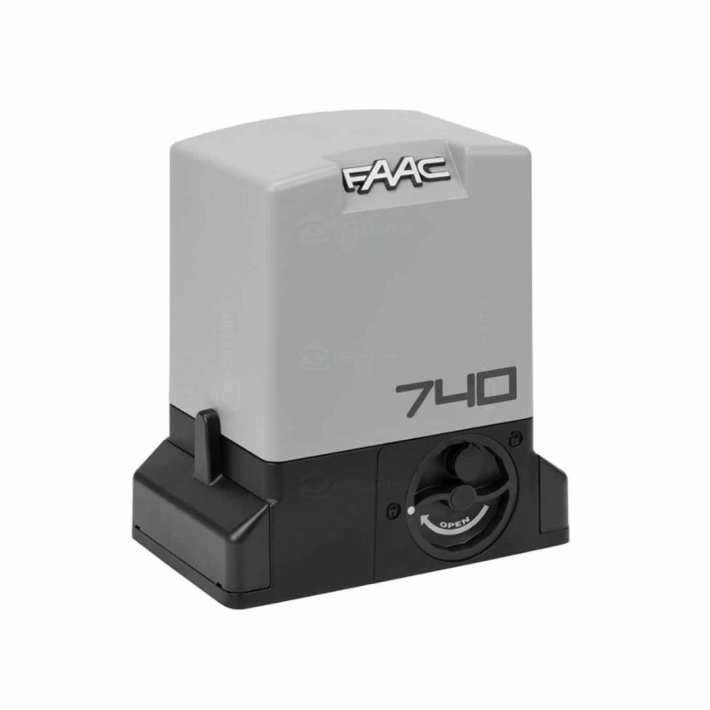 Kit automatizare poarta culisanta FAAC 740 E Z16, 15m/canat, 500Kg, 230V AC [3]