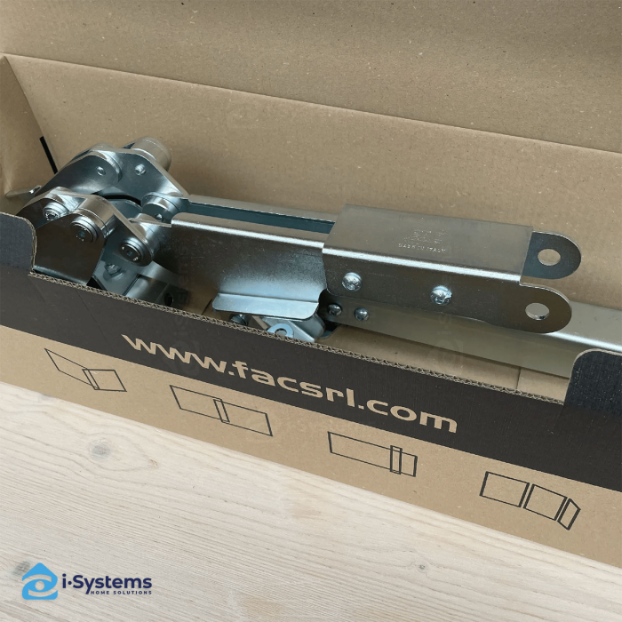 Kit feronerie poarta articulata Bi-Fold FAC KC7201.160, 180 grade,  gol max. 4m [4]
