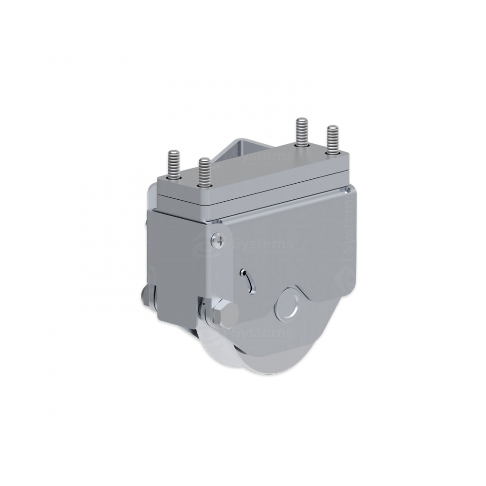 Kit feronerie poarta articulata FAC KA8104.440 Radius Invers, R=0.5m, deschidere utila 4m, 11 foi, deschidere la 90° [6]