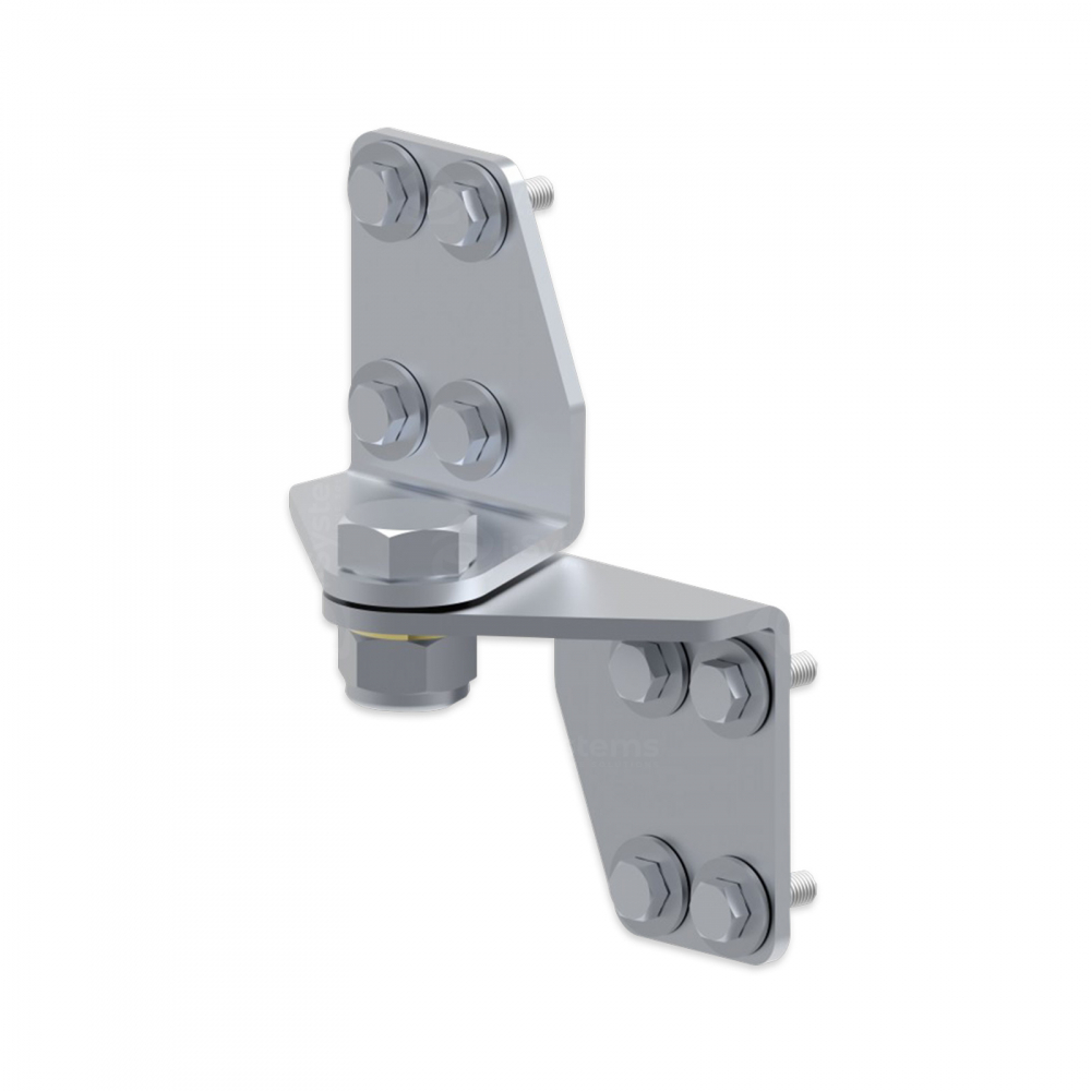 Kit feronerie poarta articulata FAC KA8104.390 Radius Invers, R=0.5m, deschidere utila 3.5m, 10 foi, deschidere la 90° [15]