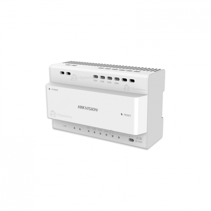 Kit videointerfon IP pe 2 fire Hikvision DS-KIS702, 1 familie, 2MP, monitor 7 inch [4]