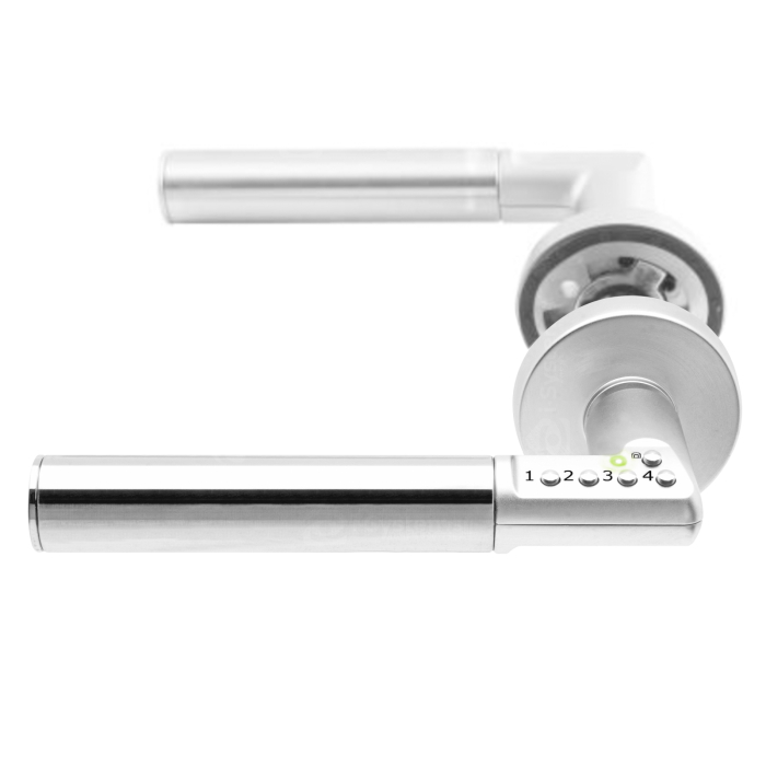 Maner electronic tip yala cu cod ASSA ABLOY Code Handle Round Rose, control acces stand-alone, tastatura PIN [2]