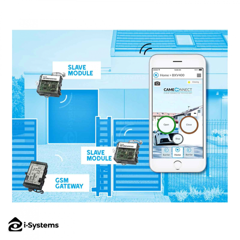 Modul Gateway GSM Came RGSM001S 806SA-0020 pentru control automatizari prin aplicatia CAME Automation, compatibil CAME Connect [3]