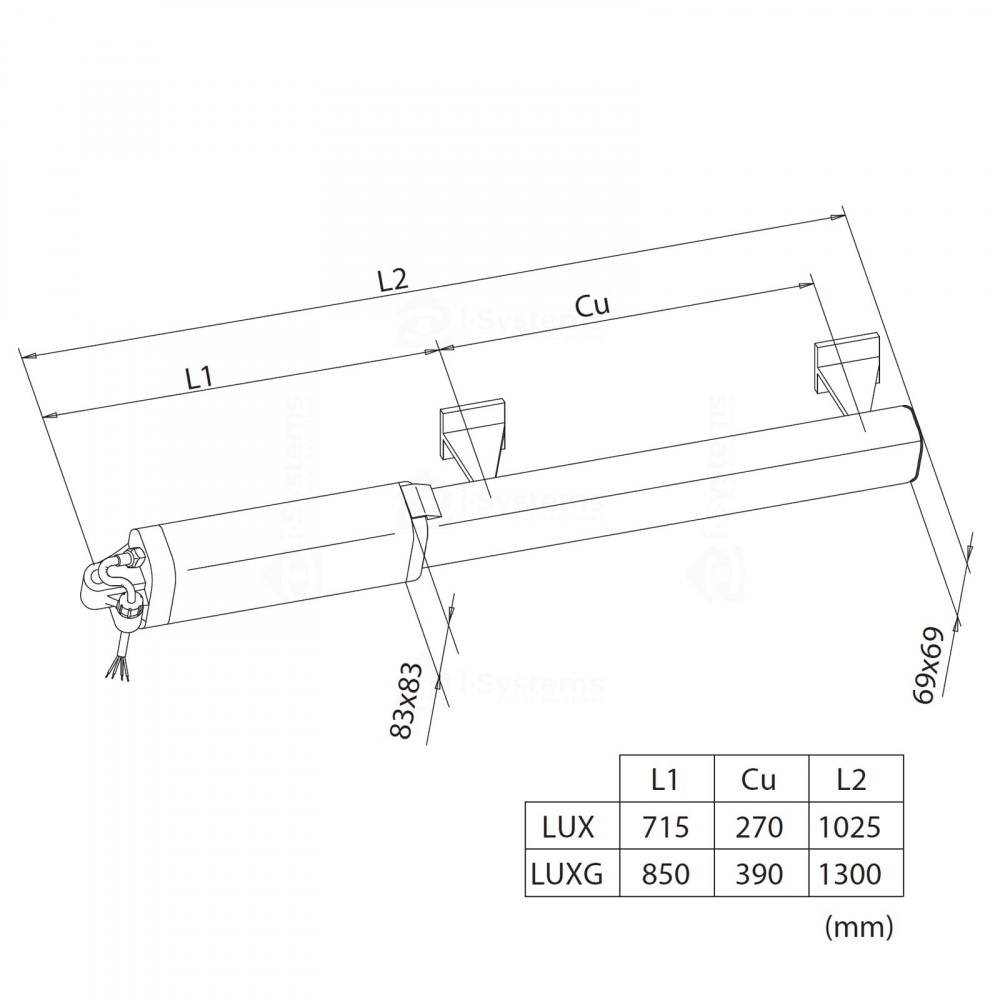 Motor hidraulic automatizare porti batante BFT LUX MB, 2.3m/canat, 300Kg, 230V AC [3]