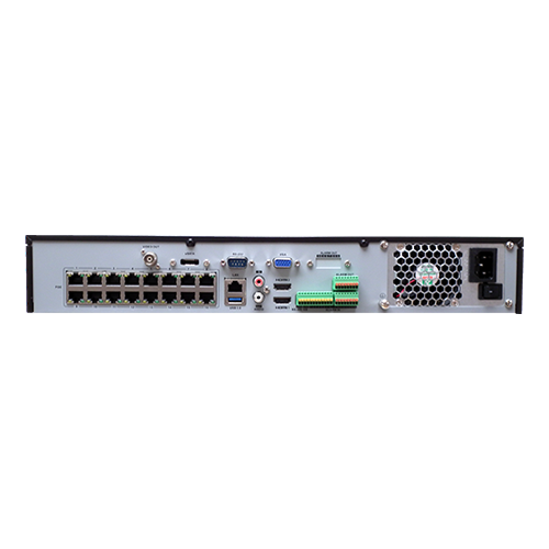 NVR Hikvision DS-7732NXI-I4-16P-S, 32 canale, 12MP 4K + 16 porturi PoE, AcuSense 'Deep Learning', alarma, H.265+ [2]