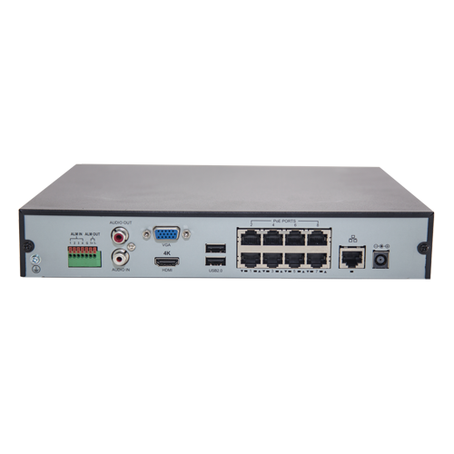 NVR Uniview NVR301-08X-P8, 8 canale, 8MP 4K + 8 porturi PoE, H.265 Ultra [4]