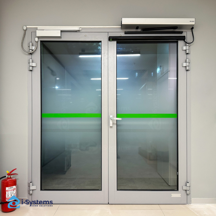 Operator usa batanta automata ASSA ABLOY SW300-S, heavy-duty 24/7, ECO Mode, usi antifoc, trafic intensiv, 24V DC [3]