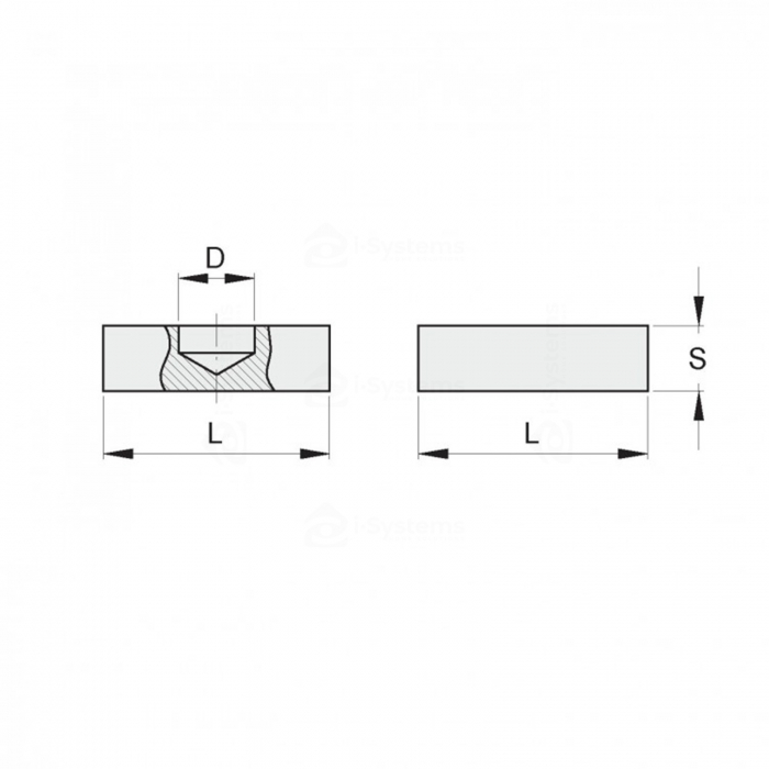 Placa Pivot FAC Cod 123, D23x70x70mm, pentru porti batante [2]