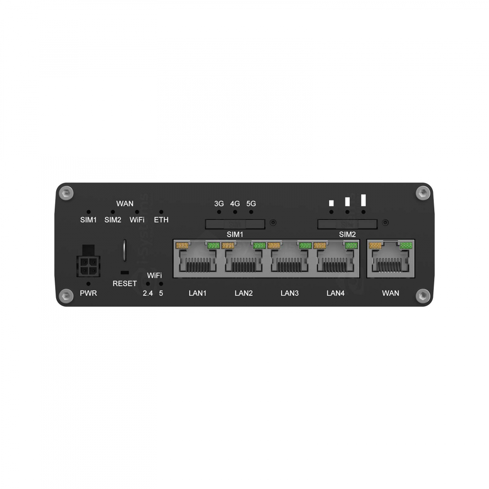 Router industrial 5G Teltonika RUTC50, Wi-Fi 6, eSIM, VPN, RMS, dual band, 3.4 Gbps, MU-MIMO, IoT [4]