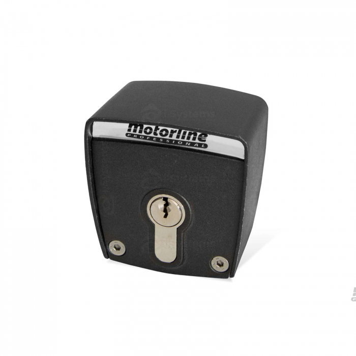 Selector cu chei Motorline SCMV150, porti, rulouri, 250 V, cu revenire, metal antivandal [2]