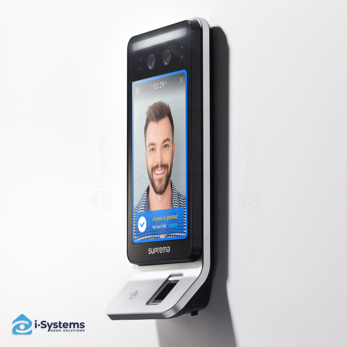 Terminal biometric multimodal Suprema FaceStation F2 FSF2-ODB, recunoastere faciala AI <0.5 s, RFID, NFC, BLE, 100.000 utilizatori, IP65 [10]