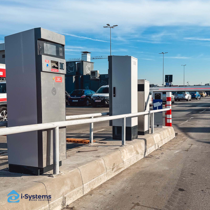 Terminal de intrare parcare Equinsa SENSE BC Entry Machine cu emitere ticket Barcode, display TFT si integrare ANPR [2]