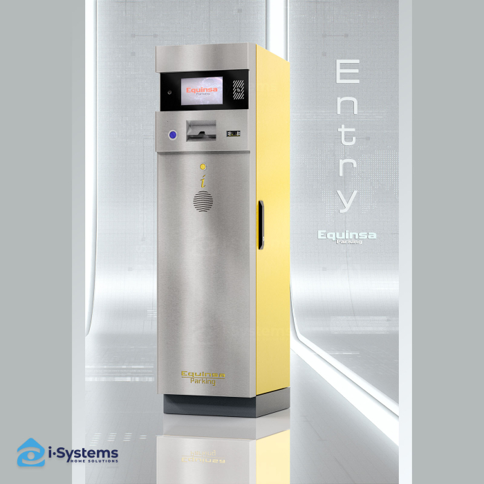 Terminal de intrare parcare Equinsa SENSE BC Entry Machine cu emitere ticket Barcode, display TFT si integrare ANPR [4]
