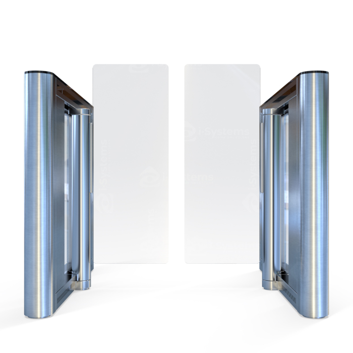 Turnichet poarta batanta speed gate TANSA Vision Touch, motor BLDC 24V, aripi sticla securizata, control acces enterprise [4]