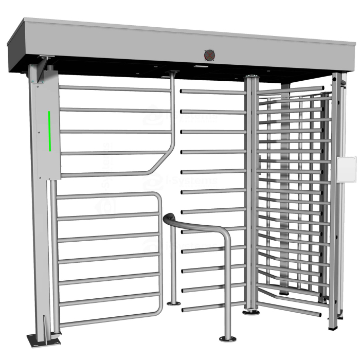 Turnichet vertical full-height Automatic Systems TRS BIKE, acces pietoni + biciclete, bidirectional, MCBF 500.000 cicluri, IP43 [1]