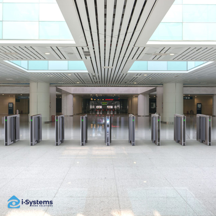 Turnichet poarta batanta speed gate TANSA Vision EDGE, MCBF 10 mil. Cicluri, 0.7sec deschidere, motor BLDC 24V, aripi 10mm sticla securizata [12]