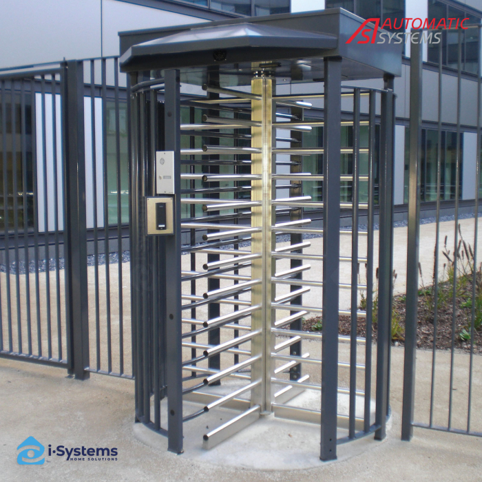 Turnichet vertical full-height TRS 370 Automatic Systems, 3 brate 120°, pasaj unic 640 mm, MCBF 3.000.000 cicluri, IP43 [4]