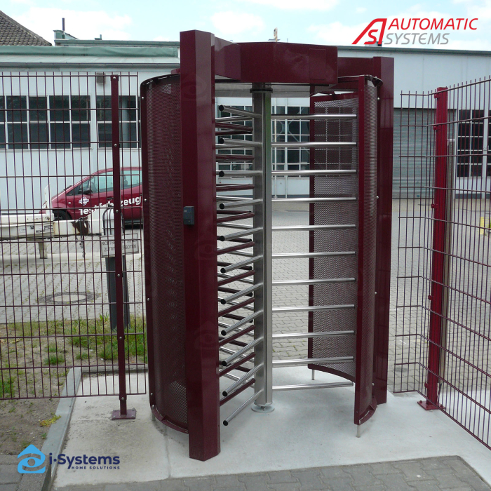Turnichet vertical full-height TRS 370 Automatic Systems, 3 brate 120°, pasaj unic 640 mm, MCBF 3.000.000 cicluri, IP43 [5]