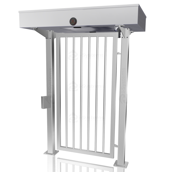 Turnichet vertical full-height TRS PMR Automatic Systems, poarta batanta bidirectionala pentru persoane cu mobilitate redusa, pasaj 1047 mm, MCBF 1.000.000 cicluri, IP43 [1]