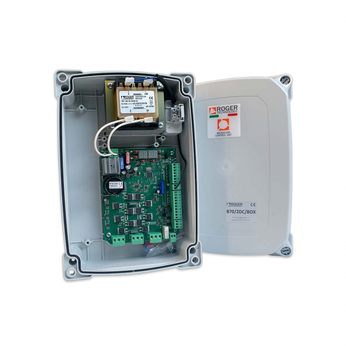 Unitate de comanda automatizare poarta batanta Roger Technology B70/2DC, 24V, 110W, IP54 [2]
