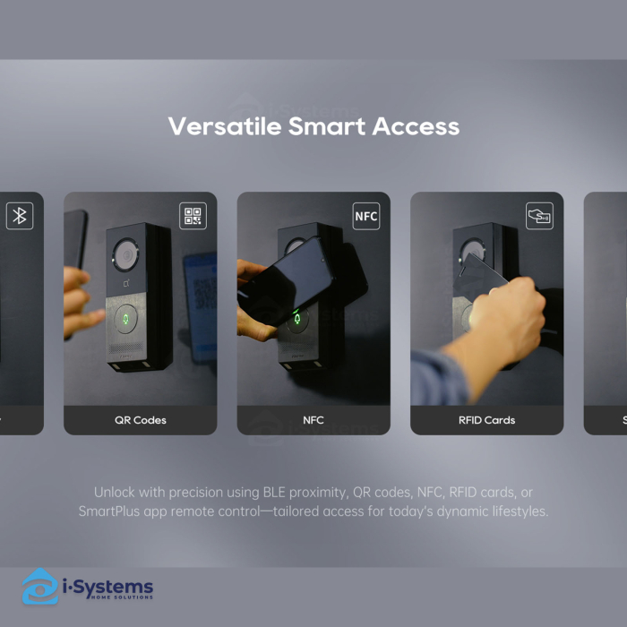 Post exterior videointerfon Akuvox X910S – Dual Camera, NFC, QR, BLE, Detectie Colet [5]