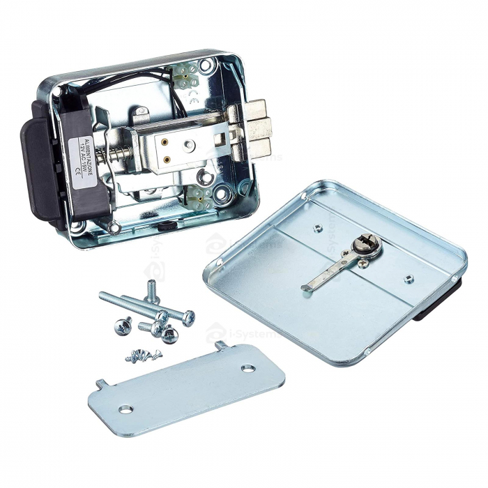 Yala electrica aplicata ASSA ABLOY 5011/1Z cu cilindru fix, 8/12Vca, 2.5A, reversibila [2]