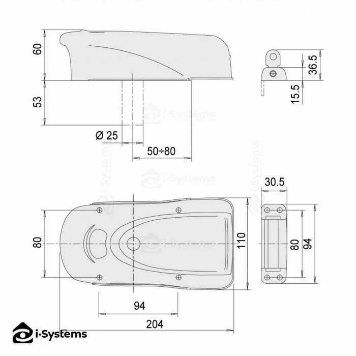 Yala electromagnetica antiefractie CISA 1A721 Elettrika, aplicata, 2000Kg forta, 3A, 12V [7]