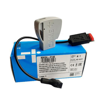 Module de Comanda - Modul smart CAME CONNECT 806SA-0140, gateway Wi-Fi & Bluetooth pentru control la distanta automatizari porti CAME
